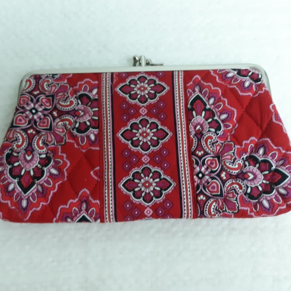 Vera Bradley Handbags - Vintage Vera Bradley Double Kisslock Wallet/Clutch Vera Bradley Handbags - Vintage Vera Bradley Double Kisslock Wallet/Clutch